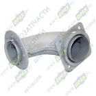 54115-1203011-10 Патрубок приемный L=320 квадр.флан.4отв/кругл.фл 6отв. к ТКР Schwitzer; 6 шпилек Кукмор