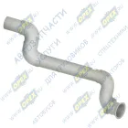 4326-1203015-21 Труба кривая (сталь) L=1250 ф87/квадр. фл 4отв.ф10 выпускная правая (разный изгиб) Кукмор