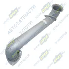 4308-1203011-22 Труба передняя ф100 L=840; 2 треугольных фланца по 3отв.ф10 Кукмор