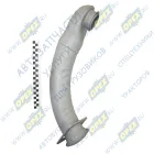 94308.1203010-70 Труба приемная L=650 ф63/квадр.фл 4отв.ф12 Кукмор