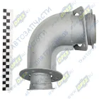 54115-1203010-40 Патрубок ф65/ф90 L1=178 L2=155 квадр.флан.4отв/кругл.фл 8отв.,приемный КАМАЗ-ЕВРО Кукмор