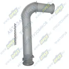 5308.1203013-20 Труба приемная ф110 L=1120 квад.фланец/квад.фланец задняя Кукмор