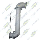 4308-1203011-22 Труба передняя ф100 L=840; 2 треугольных фланца по 3отв.ф10 Кукмор