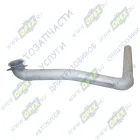 65115-1203013-12 Труба ф90 L=1550; квадрат.фланец 4отв.ф11 кривая, приемная правая Кукмор