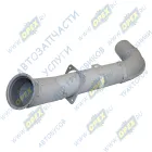 54115-1203048 Патрубок выпускной L=830; квадрат.фланец 4отв (эжектор) Камаз Евро-2 Кукмор