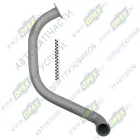 4320Я.1203011 Труба приемная L=1250 ф65 квадрат.фланец 4отв.ф10 задняя левая дв.ЯМЗ Кукмор