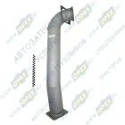 43255-1203214-02 Труба ф120 L=1120; 2 квадрат.фланца 4отв.ф11, гнутая, приемная задняя дв-ль Cummins 6ISBE285 Кукмор