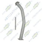 4320Я-1203010 Труба приемная L=860 ф64 квадр.фл 4отв.ф12/треуг.фл.3отв.ф10 передняя правая дв.ЯМЗ Кукмор