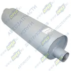 630300-1201010 Глушитель МАЗ нижний выхлоп с двух сторон под хомуты (Н/О); L=118 Кукмор