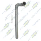 6522-1203013 Труба ф90 Тl=1450; 1 квадрат.фланец 4отв.ф10 кривая, приемная правая Кукмор