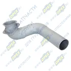 54115-1203014-40 Труба приемная L=730 ф90 квадратн.фл 4отв.ф10 левая КаМАЗ-ЕВРО-55111,53212 Кукмор