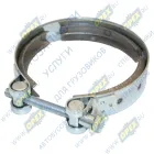 06152096108 Хомут турбокомпрессора V-образный зажим, ф104-112, INOX Cursor Stralis Кукмор