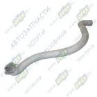 94326.1203014-11 Труба приемная L=1870 ф90 квадр.фл. 4отв. ф10 задняя левая КАМАЗ-4326 Кукмор