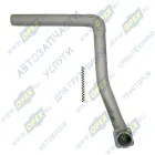 65115-1203013-12 Труба ф90 L=1550; квадрат.фланец 4отв.ф11 кривая, приемная правая Кукмор