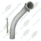 65115-1203013-10 Труба ф90 L=780 квадрат.фланец 125х125; 4отв.ф11 кривая, передняя Кукмор