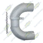 544010-1203032 Труба приемная МАЗ верхний выхлоп (П-обр.,L=875 ф110/ф115) Кукмор