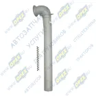 4326-1203048-10 Труба выпускная L=1070; треугольный фланец 3отв. Кукмор