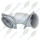 943255.1203011-03 Труба ф120 L=410; 2 квадрат.фланца 4отв.ф12 приемная КАМАЗ передняя Кукмор