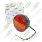 ТН 188L LED Фонарь светодиод. с подсветкой, задний круглый полуприцепы Ф 130мм; светодиод 12/24В с подсветкой КЭП