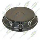 ФВ 725.1109580 Крышка ПВХ воздушного фильтра КАМАЗ Евро с креплениями ЛААЗ