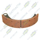 Л.4301-3501090-01 Колодка тормозная передняя ГАЗ-3307,3309,4301 L=430 s=80 (340х250х82); (накладка ВАТИ) Лимон