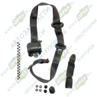 3205-8217001-03-СТ Ремень безопасности ПАЗ-3205,Газель,УРАЛ,Камаз (3-х точечный) инерционный (универсальный); (замок на ленте l=125мм) Лимон