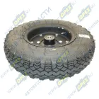 УМДУ-80.82-02.06.04.000 Колесо опорное 5.00-10 на щетку в сб с шиной и подшипником под ось 25мм; 5/00-10( ступ.80мм с подшиниками180105 и ступицей Локнея