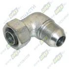 103-3506123 Фитинг Угольник Рнаруж=М27х1,5/Г=М26х1,5+К=32 привертной н18-п18; (компрессора ЯМЗ-536) МАЗ