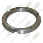 5336-3104076 Гайка цапфы (круглая) М90х2 С/И h=12, со штифтом, внутрен., средний мост МАЗ МАЗ