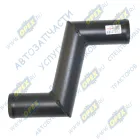 642290-1303040У Патрубок (сталь) кривой (2 изг.) ф42 L=300 радиатора промежуточный верхний МАЗ