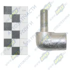 402958 Фитинг Угольник Рнаруж=М10х1/Рвнутр=М12х1,5 L=49х37 МАЗ