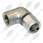 544004-5009064 Фитинг (угольник); Рвнутр=М12х1,25/Г=М12+К14 L=39х27 (переходник на насос Weber) МАЗ