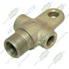 5335-3506293 Фитинг (тройник) Т-образный; Рнаруж=М22х1,5/Рвнутр=М12х1,5/М12х1,5 L=45х76 МАЗ