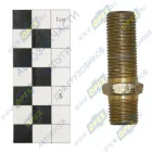 401509 Фитинг Штуцер Рнаруж=М16х1,5/М16х1,5; К=19 L=58 прямой/прямой для конусных муфт МАЗ