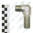 379755 Фитинг (угольник); Рнаруж=М22х1,5/М22х1,5; L=46х73 шланга нагнетательного компрессора МАЗ