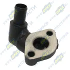 64227-1015130 Фланец подводящий правый МАЗ предпускового подогревателя МАЗ