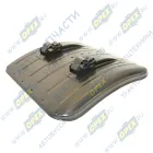 5516-8511010-10У Крыло заднее МАЗ (700х660, с зажимами полукрылок, 4 отв., металл) МАЗ