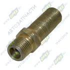 401509 Фитинг Штуцер Рнаруж=М16х1,5/М16х1,5; К=19 L=58 прямой/прямой для конусных муфт МАЗ
