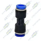 PUC8 Фитинг (штуцер) прямой; трубка ф8/ф8мм (цанга) BPW (1970-2020), MAN Bus (1970-2020), UNIVERSAL (1970-2020), MB Actros MP4 (2011-2020); пластик МАРК