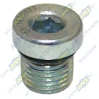 3678923 Пробка DIN908 М10х1 h=14 под внутр. шестигр-к 5 (с уплот. кольцом РТИ) МАРК