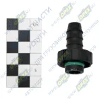 D16-ID12-180 12x15 Фитинг Штуцер топливный быстросъемный 180° (под трубку ф14) МАРК