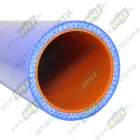 5336-1303010-01 Шланг (патрубок) ф42х52 L=410 радиатора верх. (СуперМАЗ, МАЗ); силикон МАРК