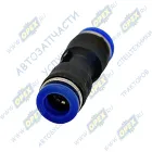 PUC8 Фитинг (штуцер) прямой; трубка ф8/ф8мм (цанга) BPW (1970-2020), MAN Bus (1970-2020), UNIVERSAL (1970-2020), MB Actros MP4 (2011-2020); пластик МАРК