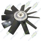 020005366 (5344.1308010) Вентилятор с муфтой дв. ЯМЗ-5344 (Ø455 мм); с крыльчаткой (Ø455 мм) 11 лопастей (ГАЗ 53423-50, 445-20) Автопривод Евро-5 МАРК