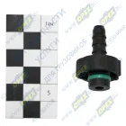 D12-ID6-180 6x8 Фитинг Штуцер топливный быстросъемный 180° (под трубку ф8) МАРК