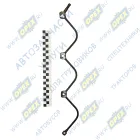 245-1104320-CR Топливопровод (сталь) ф6; L=450; под 4 штуцера ф8/под шланг ф8 дренажный ММЗ