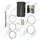 740.1000128-АК-44 Гильза с поршнем, с пальцем и кольцами КАМАЗ Евро-0; поршень (новая конструкция) с рассекателем Мотордеталь