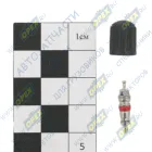 З/К Золотник камеры короткий+ колпачок VC-8 (Пластик) НОРМ