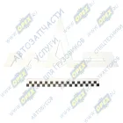 6430-8401300-002 Знак заводской МАЗ (белый) облицовки радиатора пластик; (ЭМБЛЕМА) ОЗАА