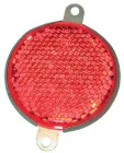 ФП310Е-01 Световозвращатель (катафот) круглый красный крепление 2отв.ф6 ОСВАР